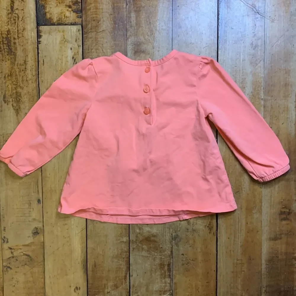 Gymboree long sleeve shirt 12 to 18 months cotton Thanksgiving Bow Holiday